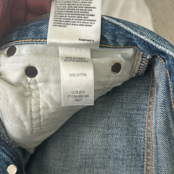 Agolde Riley Crop Straight Jeans - Picture 10 of 10